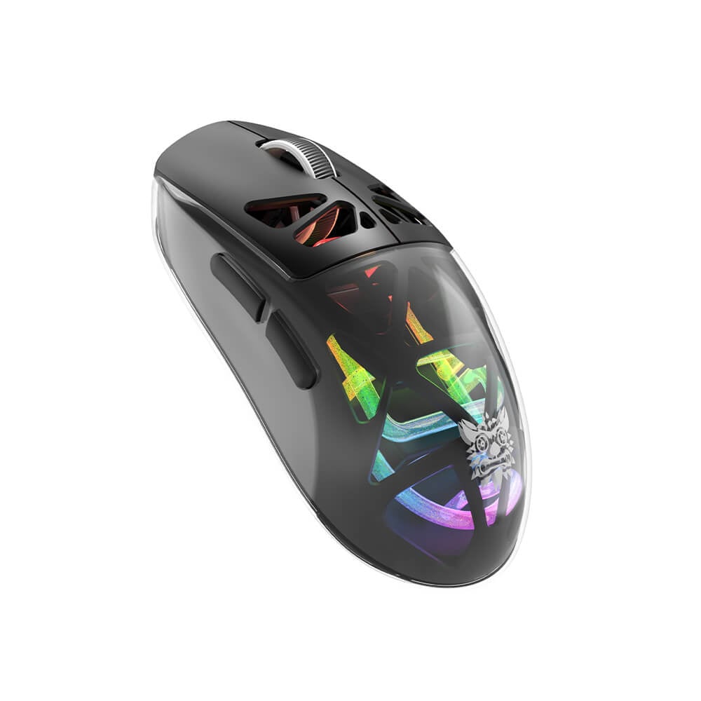 เมาส์เกมมิ่ง ONIKUMA CHOUKO เชื่อมต่อ 3 โหมด BLUETOOTH / USB-C / 2.4GHZ - สีดำ_2